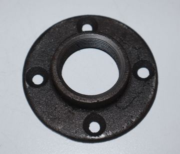 1-1/4 inch Black Cast Iron Floor Flange