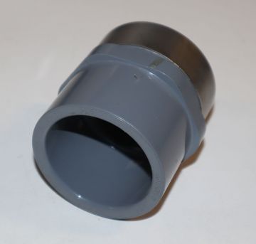 1-1/4 inch CPVC Schedule 80 SXF Adapter with Brass Collar