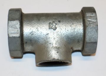 1-1/4 inch Galvanized Steel Dresser Tee