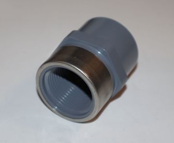 1 inch CPVC Schedule 80 SXF Stainless Steel Collar