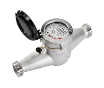 Carlon 200SSM 2 inch Stainless Steel Water Meter with Couplings