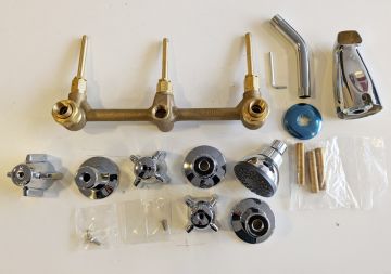 Central Brass 0971-Z 3-Handle Tub and Shower Faucet