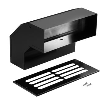 Broan 430 3-1/4 x 10 inch Short Eave Elbow