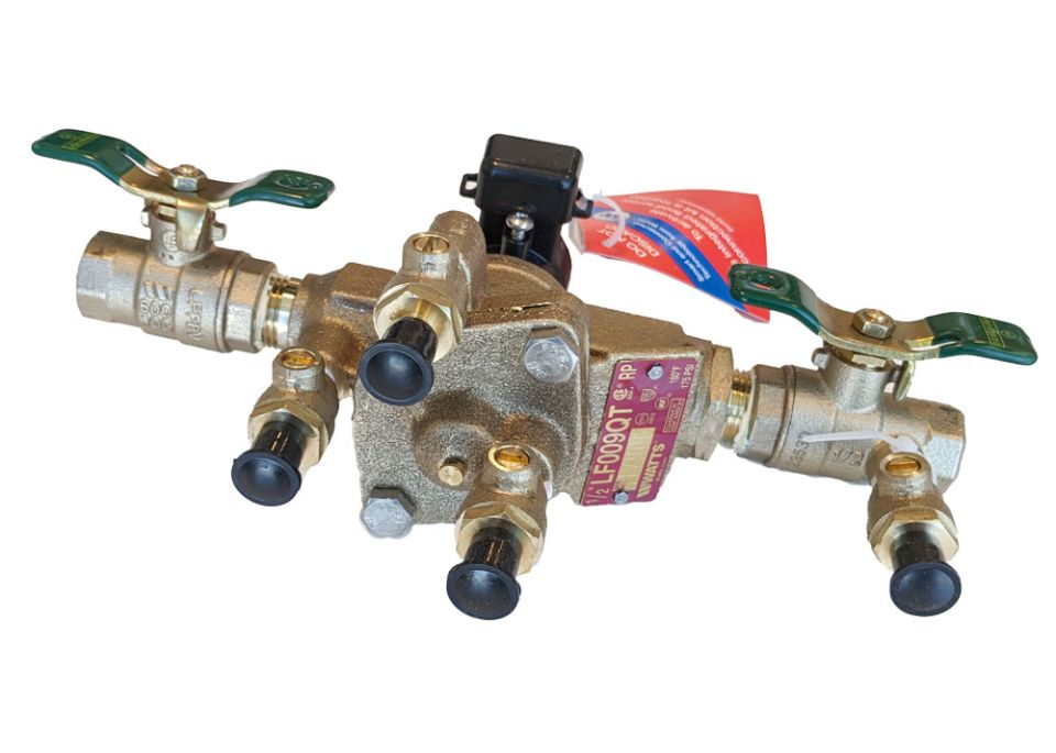 Supplies Depot: Watts LF009-QT-FS 1/2 inch RPZ Valve with Flood