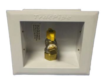 TracPipe FGP-WBTM-500 1/2 inch AutoFlare Metal Wallbox w/ Valve