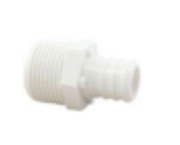 Everflow PPMA1234 1/2 inch PEX X 3/4 inch MIP PEX Poly Male Adapter