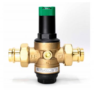 Resideo DS06-100-SUP-LF 1/2 inch DialSet Pressure Regulating Valve with Single Union Press Fittings