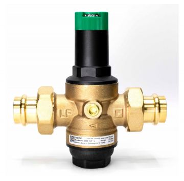 Resideo DS06-101-SUP-LF 3/4 inch DialSet Pressure Regulating Valve with Single Union Press Fittings