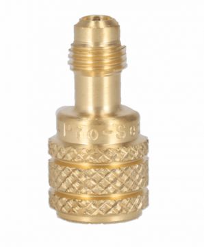 Rheem AD44LH 1/4 inch Left Handed Hose Adapter for A2L Refrigerant Tanks