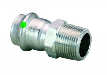 Viega 80025 ProPress Stainless Steel 316 3/4 inch Male Adapter
