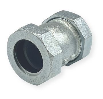 Wal-Rich 2560008 1-1/4 inch Short Galvanized Steel Dresser Coupling