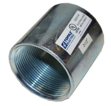2-1/2 inch Electrical Conduit Galvanized Steel Coupling