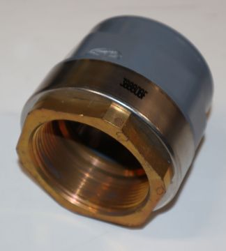 2 inch CPVC Schedule 80 SXF 1 Piece Flange with Brass Collar