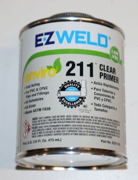 211 Quart Clear PVC Primer