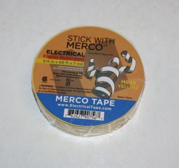 3/4 x 66 Foot Yellow Electrical Tape