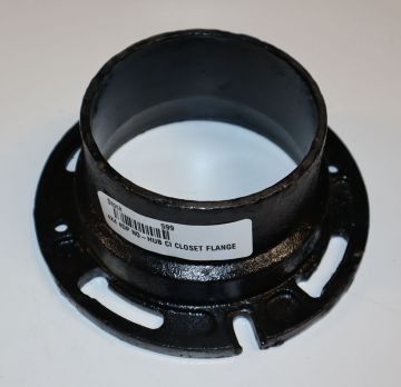 4 x 4 4DP No-Hub Cast Iron Closet Flange