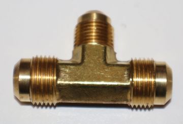 44R-886 1/2 x 1/2 x 3/8 inch Flare Tee