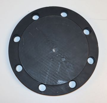 6 x 11 case Black Cast Iron Blind Flange 8H