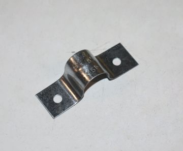 #600 3/8 inch Galvanized Steel 2 Hole Pipe Strap