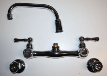 7298.152.002 Wall Mount Faucet 8 inch Spout