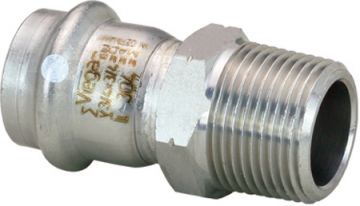 Viega ProPress Stainless 304 85037 1 x 3/4 inch Male Adapter