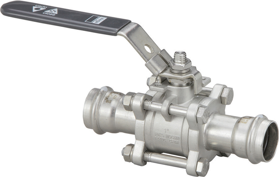 Viega 85137 Stainless Steel 316 ProPress Ball Valve 1-1/2 inch
