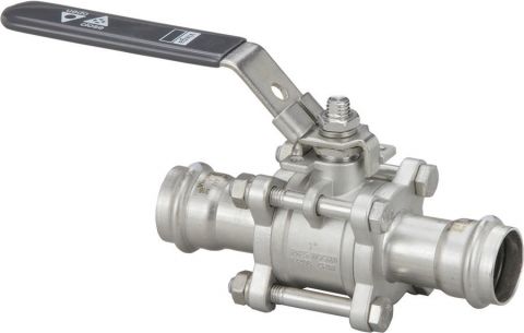 Viega 85137 Stainless Steel 316 ProPress Ball Valve 1-1/2 inch