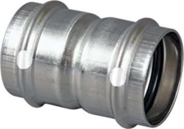 Viega ProPress Stainless 304 85282 1-1/4 inch Coupling with Stop