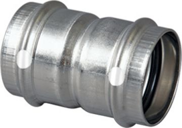Viega ProPress Stainless 304 85287 1-1/2 inch Coupling with Stop