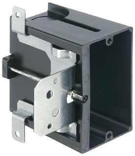 Arlington FA101 Single Gang Screw Mount Adjustable Box