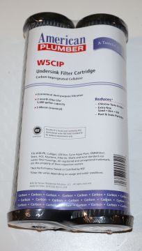 American Plumber 155002-52 W5CIP 5-Micron Cartridge Pair