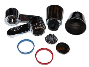 American Standard 0000.142H.002 Chrome Plated Lever Handles 4 inch Center