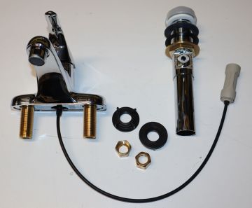 American Standard 2175.502.002 Chrome Plated 4 inch Sink / Lavatory with Pop-Up