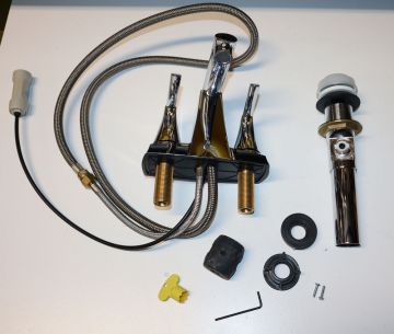 American Standard 7010.201.002 Green Tea 4 inch Lavatory P-Out