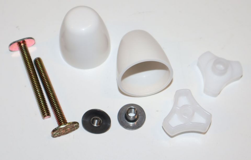 American Standard EZ-Install Bolt Cap Kit - White Toilet Repair Parts