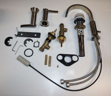 American Standard 7430.801.295 Satin Nickel Berwick 8 inch Lavatory Faucet