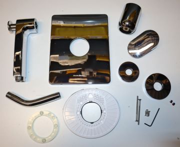 American Standard T506.502.002 Chrome Plated Moments Tub Shower Trim