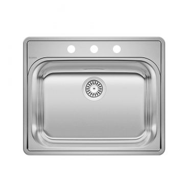 Blanco 441400 Stainless Steel 3-Hole Utility/Laundry Sink