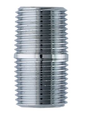 3/8 x 1-1/2 Chrome Brass Nipple