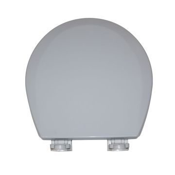 Bemis 500EC Round Front Toilet Seat Sterling Silver