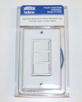 Broan 77DW Four Function Switch White