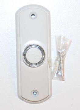 Broan PB53LWH Push-Button Door Chime