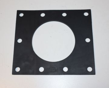 Burnham 8206036 Gasket for Heater Coil to Cover Plate 7 x 8 inches Black EPDM Rubber