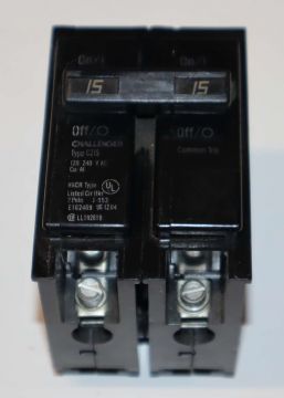 C-215 2 Phase 15A Circuit Breaker