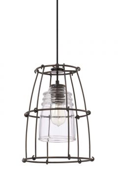 Capital 329711NG-462 Turner Single Light Pendant Nordic Grey