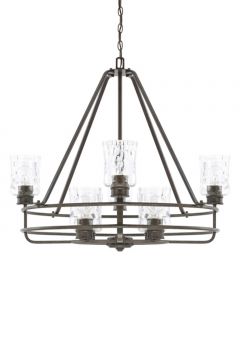 Capital 425081FH-425 Bristol 8-Light Chandelier Farm House