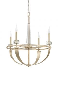 Capital 428141WG Karina 4-Light Chandelier Winter Gold