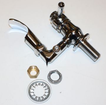 Central Brass 0364-L Chrome Plated 1/2 inch Male Self-Close Drinking Faucet