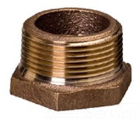 1/2 x 3/8 inch Brass Bushing Lead Free