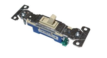 Cooper-Eagle 1301-7V-BOX Single Pole 15A Switch Ivory